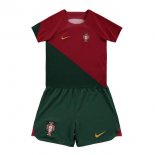 Camiseta Portugal 1ª Nino 2022
