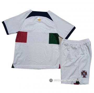 Camiseta Portugal 2ª Nino 2022