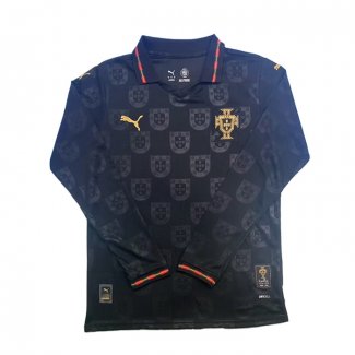 Camiseta Portugal Special Manga Larga 2025 Negro
