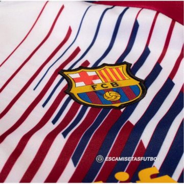 Camiseta Pre Partido del Barcelona 2023 Azul y Rojo