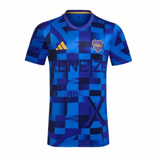 Camiseta Pre Partido del Boca Juniors 2025 Azul - Haga un click en la imagen para cerrar