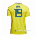Camiseta Suecia Jugador Berg 1ª 2018