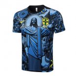 Camiseta de Entrenamiento Brasil Jesus 24-25 Azul
