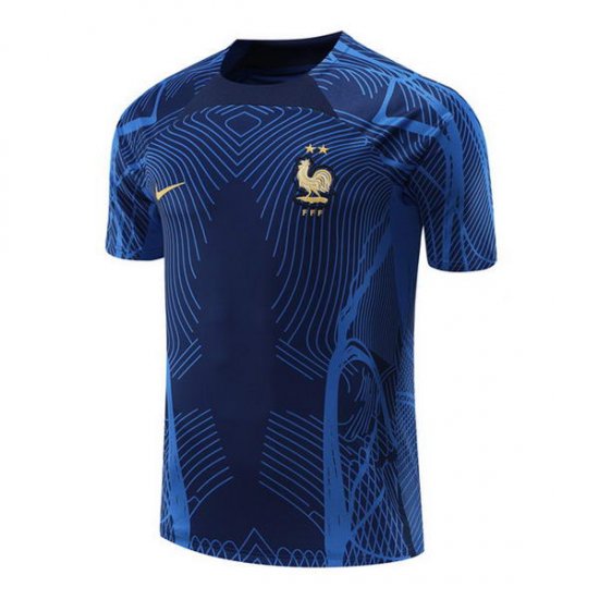 Camiseta de Entrenamiento Francia 22-23 Azul Oscuro - Haga un click en la imagen para cerrar