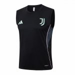 Camiseta de Entrenamiento Juventus Sin Mangas 25-26 Negro