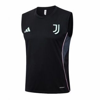 Camiseta de Entrenamiento Juventus Sin Mangas 25-26 Negro