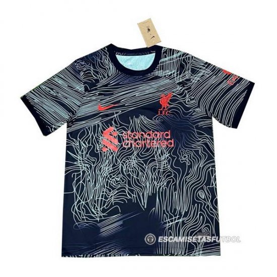 Camiseta de Entrenamiento Liverpool 2022 Negro - Haga un click en la imagen para cerrar