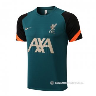 Camiseta de Entrenamiento Liverpool 22-23 Verde