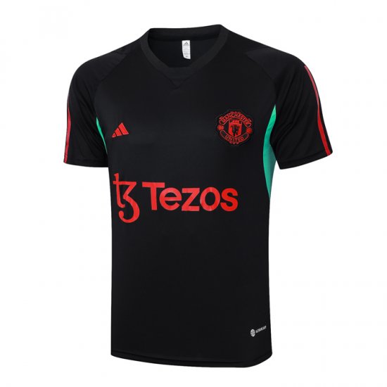 Camiseta de Entrenamiento Manchester United 2023-2024 Negro - Haga un click en la imagen para cerrar