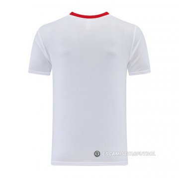 Camiseta de Entrenamiento Manchester United 2023-24 Blanco