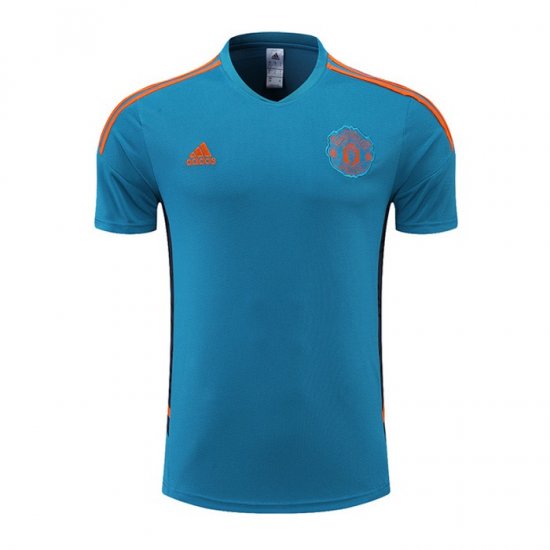 Camiseta de Entrenamiento Manchester United 22-23 Azul - Haga un click en la imagen para cerrar