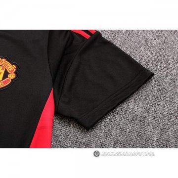 Camiseta de Entrenamiento Manchester United 22-23 Negro