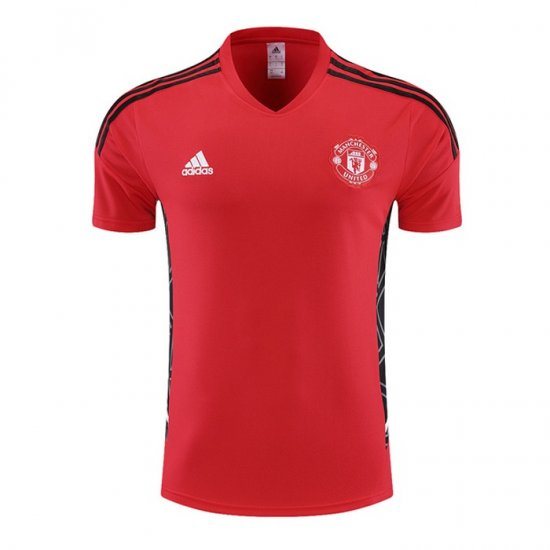 Camiseta de Entrenamiento Manchester United 22-23 Rojo - Haga un click en la imagen para cerrar