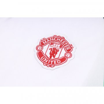 Camiseta de Entrenamiento Manchester United 23-24 Blanco y Negro
