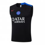 Camiseta de Entrenamiento Paris Saint-Germain Sin Mangas 25-26 Negro