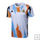Camiseta de Entrenamiento Real Madrid 24-25 Blanco y Amarillo