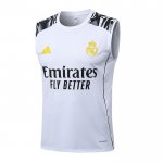 Camiseta de Entrenamiento Real Madrid Sin Mangas 25-26 Blanco