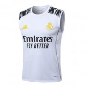 Camiseta de Entrenamiento Real Madrid Sin Mangas 25-26 Blanco