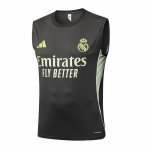 Camiseta de Entrenamiento Real Madrid Sin Mangas 25-26 Gris Verde