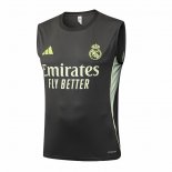 Camiseta de Entrenamiento Real Madrid Sin Mangas 25-26 Gris Verde