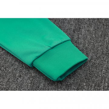 Chandal con Capucha del Barcelona Nino 23-24 Azul y Verde