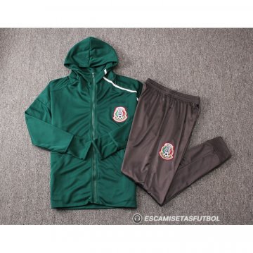 Chandal con Capucha del Mexico 22-23 Verde