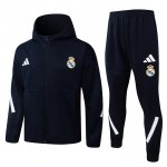 Chandal con Capucha del Real Madrid 25-26 Negro