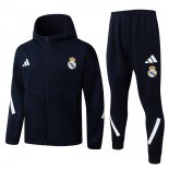 Chandal con Capucha del Real Madrid 25-26 Negro