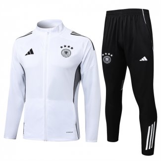 Chandal de Chaqueta del Alemania 25-26 Blanco