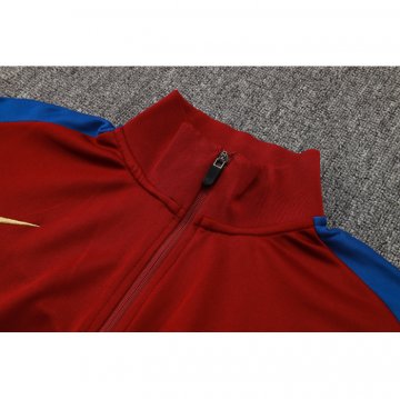 Chandal de Chaqueta del Barcelona 24-25 Rojo y Azul