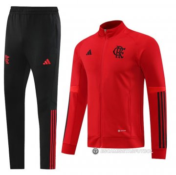 Chandal de Chaqueta del Flamengo 2023-24 Rojo