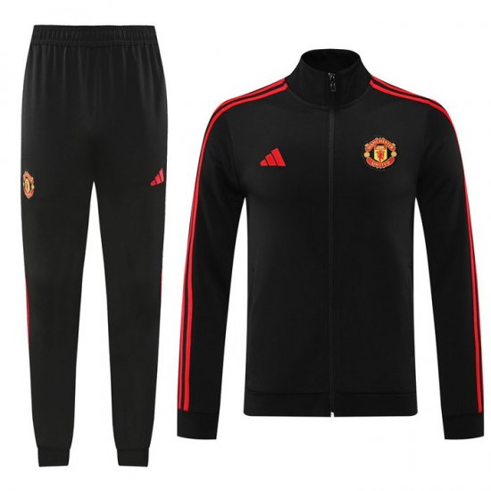 Chandal de Chaqueta del Manchester United 2024-25 Negro - Haga un click en la imagen para cerrar