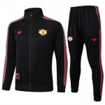 Chandal de Chaqueta del Manchester United Nino 25-26 Negro