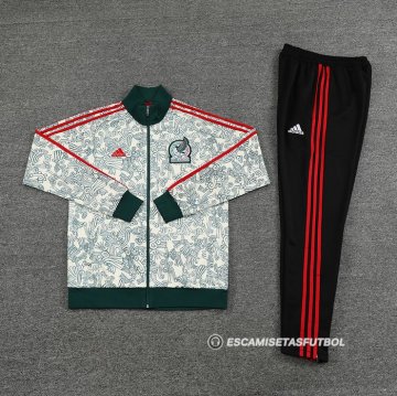 Chandal de Chaqueta del Mexico 22-23 Blanco