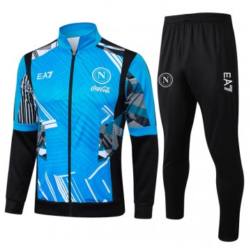 Chandal de Chaqueta del Napoli Nino 2024-25 Azul