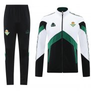 Chandal de Chaqueta del Real Betis 25-26 Blanco Negro