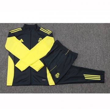Chandal de Chaqueta del Real Madrid Nino 25-26 Gris Amarillo