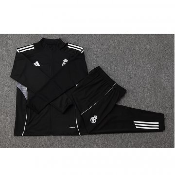 Chandal de Chaqueta del Real Madrid Nino 25-26 Negro
