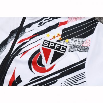 Chandal de Chaqueta del Sao Paulo 25-26 Blanco