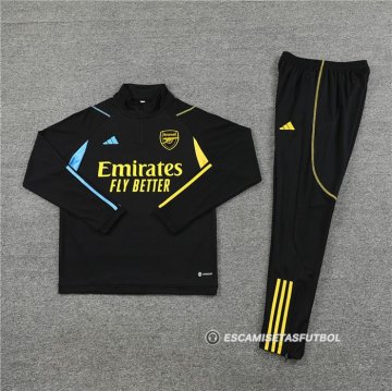 Chandal de Sudadera del Arsenal 23-24 Negro