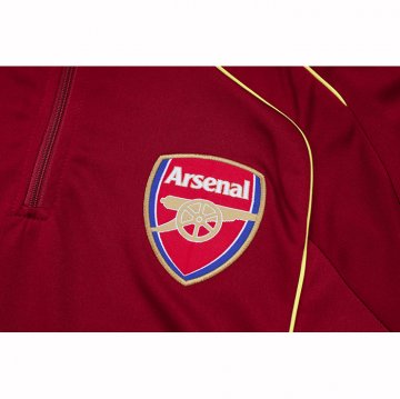 Chandal de Sudadera del Arsenal Nino 25-26 Rojo Amarillo