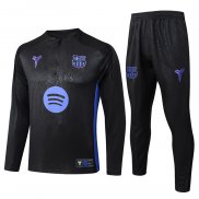 Chandal de Sudadera del Barcelona Nino 25-26 Negro