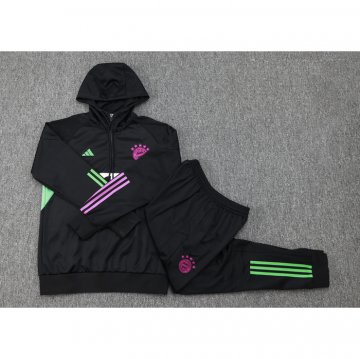 Chandal de Sudadera del Bayern Munich 23-24 Negro y Blanco