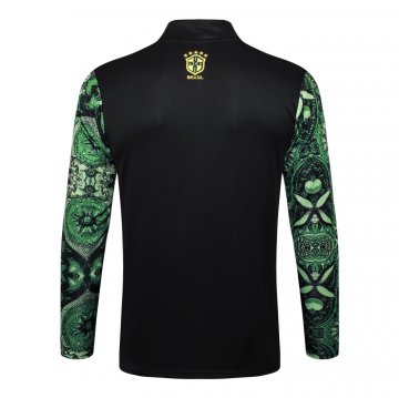 Chandal de Sudadera del Brasil Jesus Nino 24-25 Verde