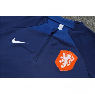 Chandal de Sudadera del Paises Bajos 22-23 Azul Oscuro