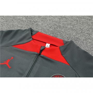 Chandal de Sudadera del Paris Saint-Germain Jordan 2022-23 Gris