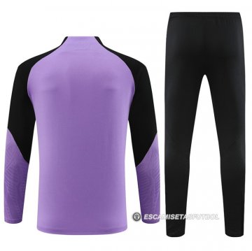 Chandal de Sudadera del Paris Saint-Germain Nino 23-24 Purpura