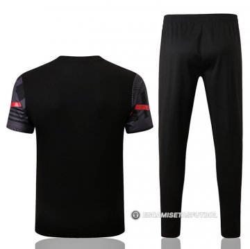 Chandal del AC Milan Manga Corta 22-23 Gris