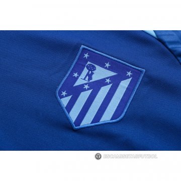 Chandal del Atletico Madrid Manga Corta 2022-2023 Azul - Pantalon Corto