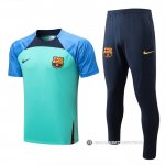Chandal del Barcelona Manga Corta 22-23 Verde
